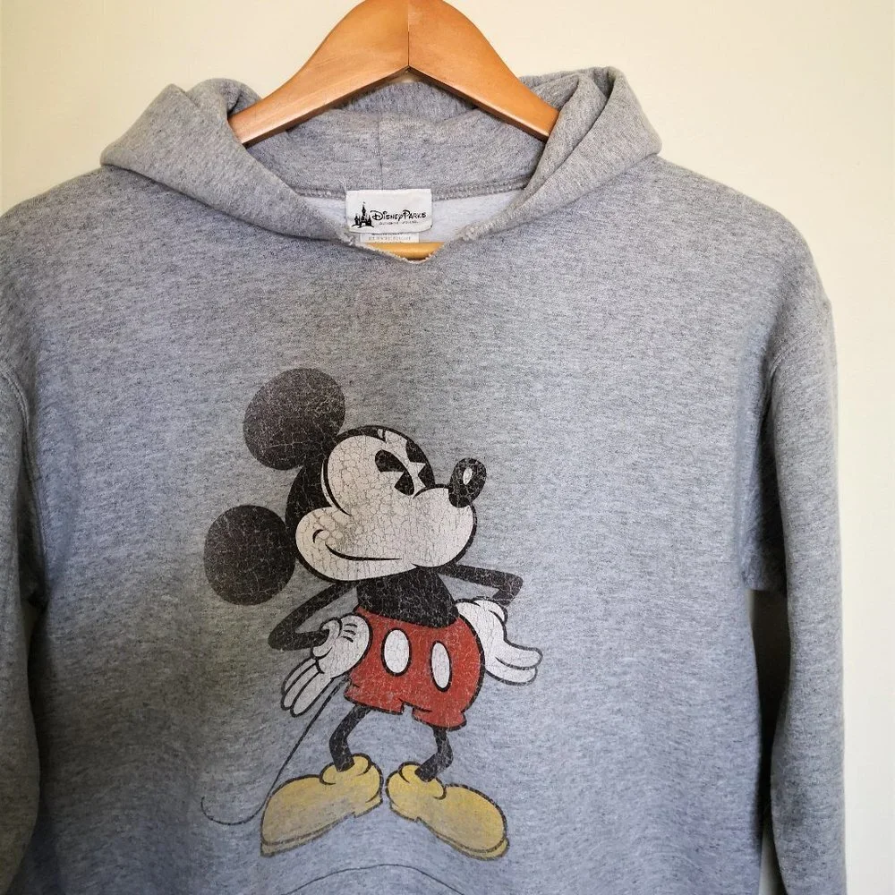 Disney Mickey Mouse Vintage Portrait Graphic‎ Hoodie/Sweatshirt Size XL